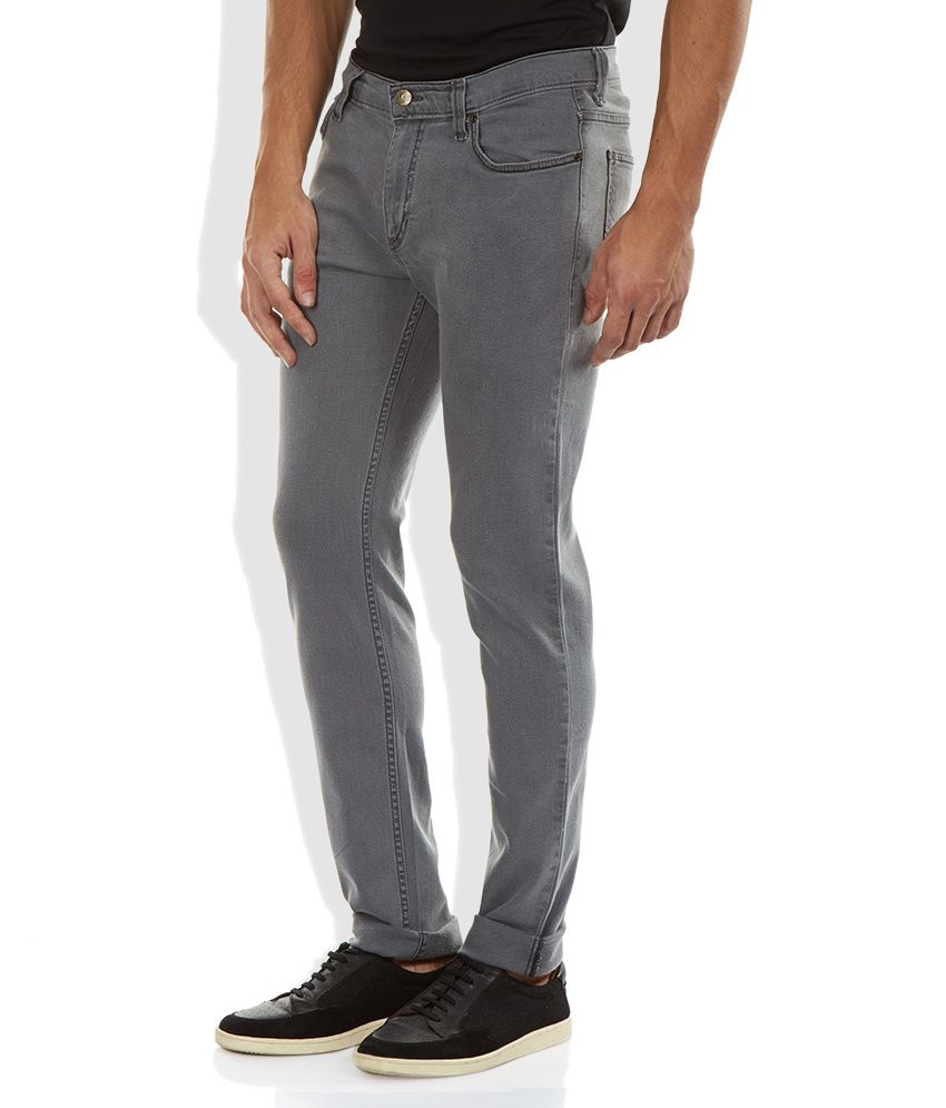Lee Gray Skinny Fit Jeans - Buy Lee Gray Skinny Fit Jeans Online at ...