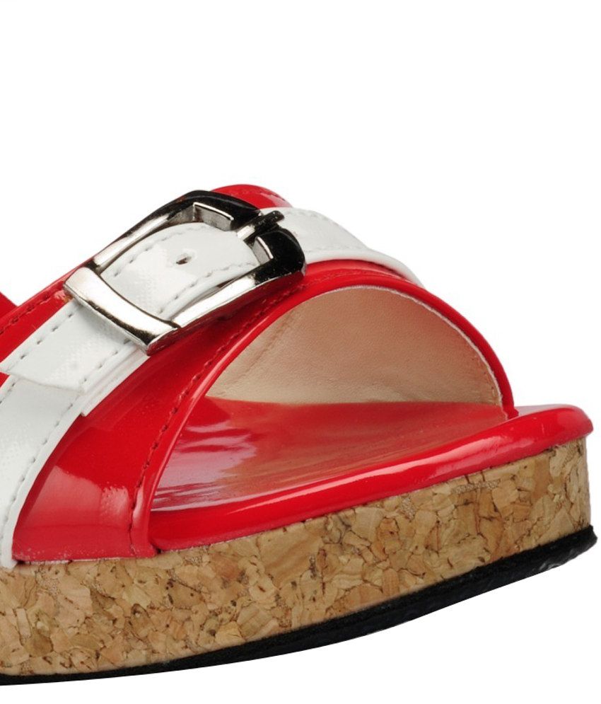 trendy red heels
