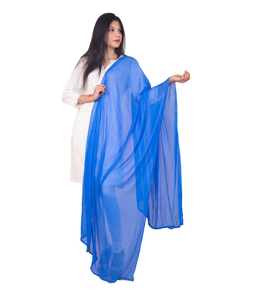 royal blue gown with dupatta