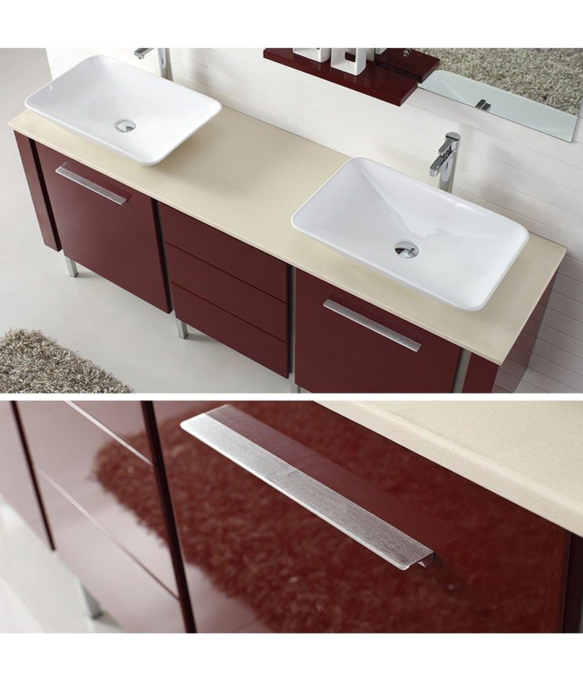 Hamilton Bathroom Vanity With 3 Drawers 2 Side Panels Buy Hamilton Bathroom Vanity With 3 Drawers 2 Side Panels Online At Best Prices In India On Snapdeal