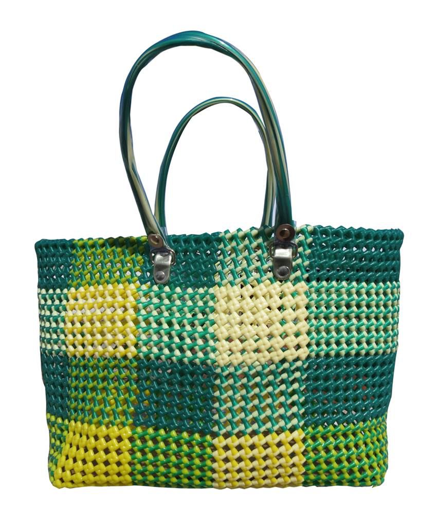 Buy Raday Handmade Green Wire Shopping Bag at Best Prices in India ...