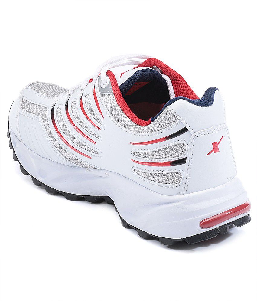 Sparx White Men Sport Shoes Art SM163WHITERED - Buy Sparx White Men ...