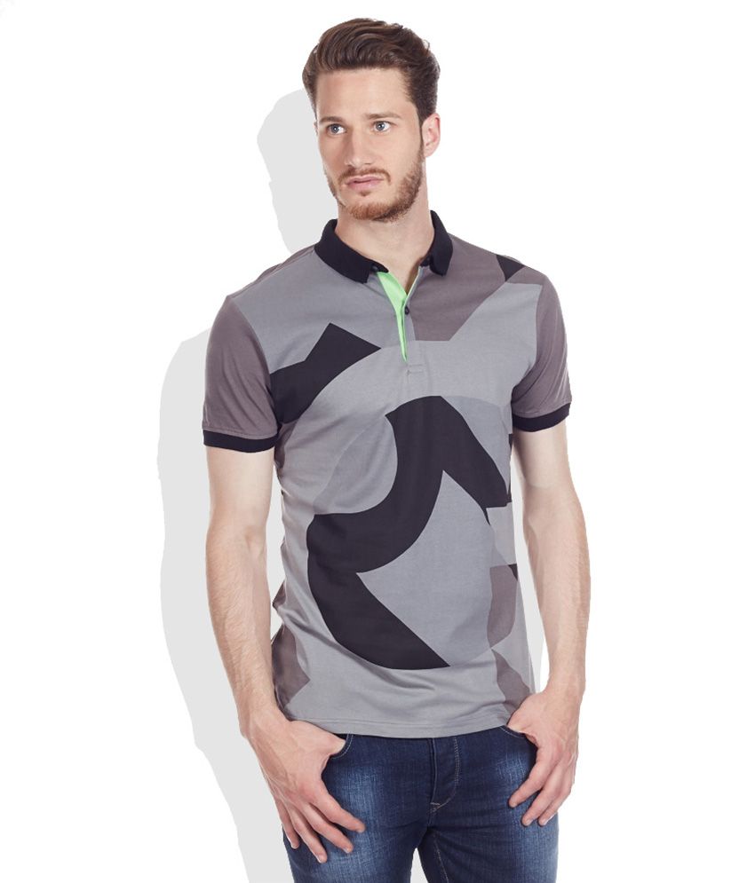 Ruggers Young Gray Round Neck T-Shirt 