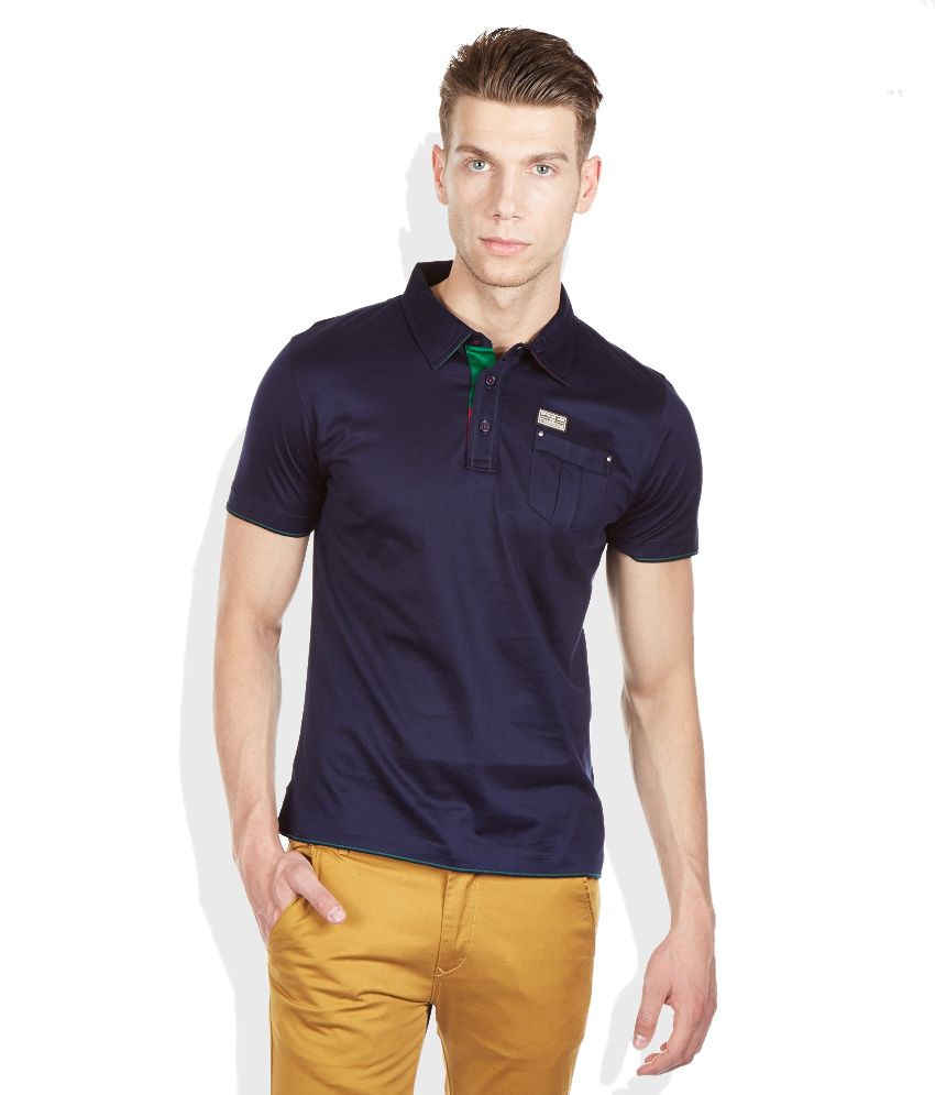 Spykar Navy Polo T-Shirts - Buy Spykar Navy Polo T-Shirts Online at Low Price - Snapdeal.com