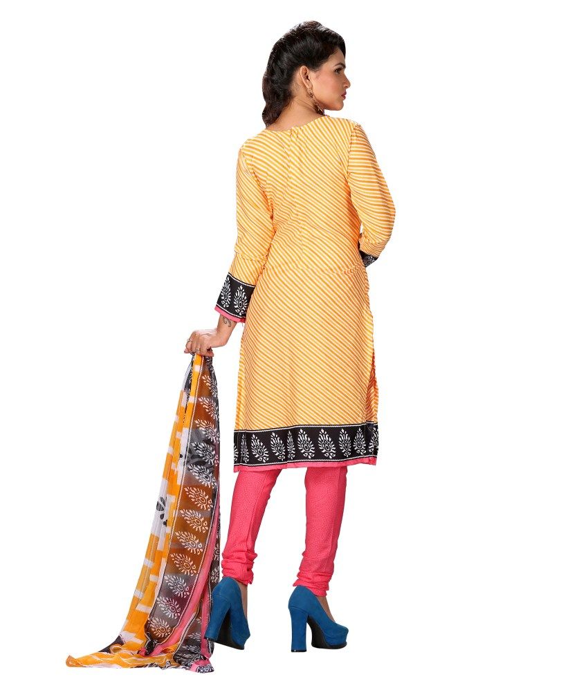 Vibes Women's Polyester Unstitched Designer Dress Material - Buy Vibes Women's Polyester 