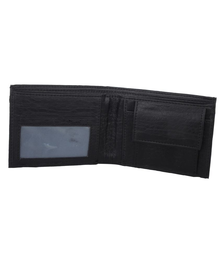 Paolo Scali Black Leather Blute Wallets For Men: Buy Online at Low ...