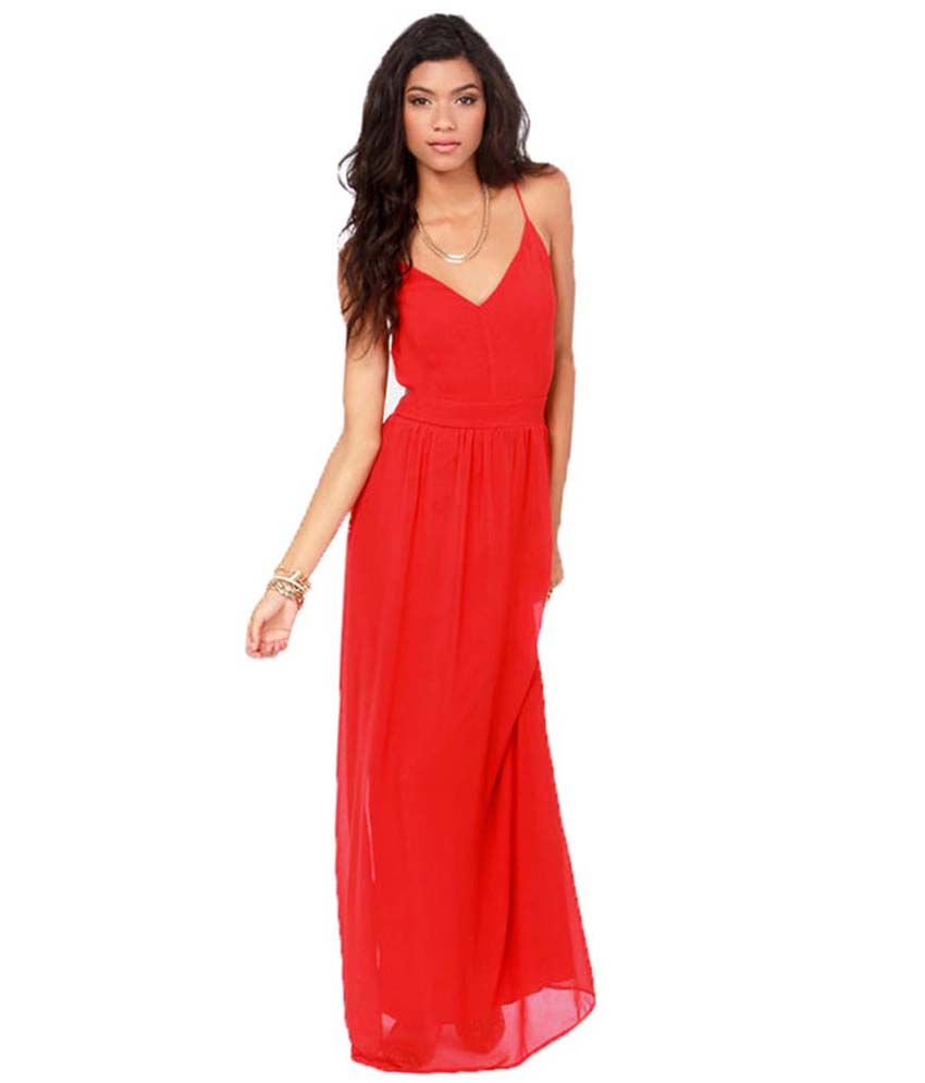 polyester maxi