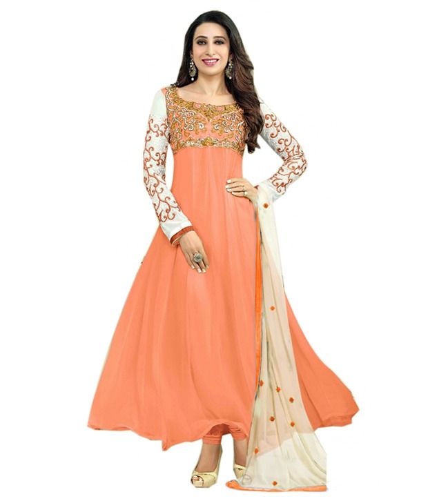 orange colour designer suits