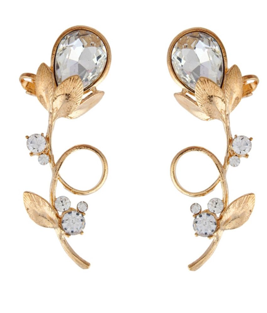 Lazreena Alloy Gold Ear Cuffs Buy Lazreena Alloy Gold Ear Cuffs