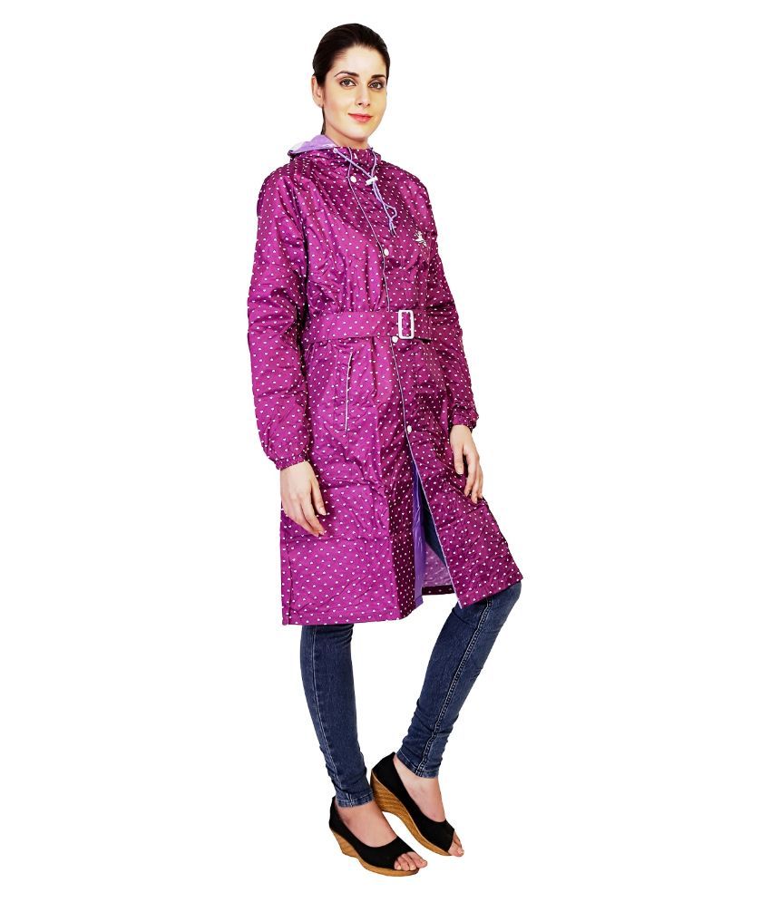 printed raincoat womens