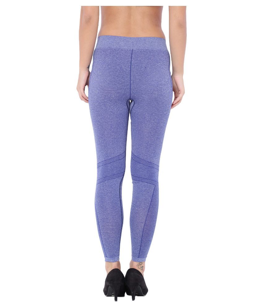 purple jeggings