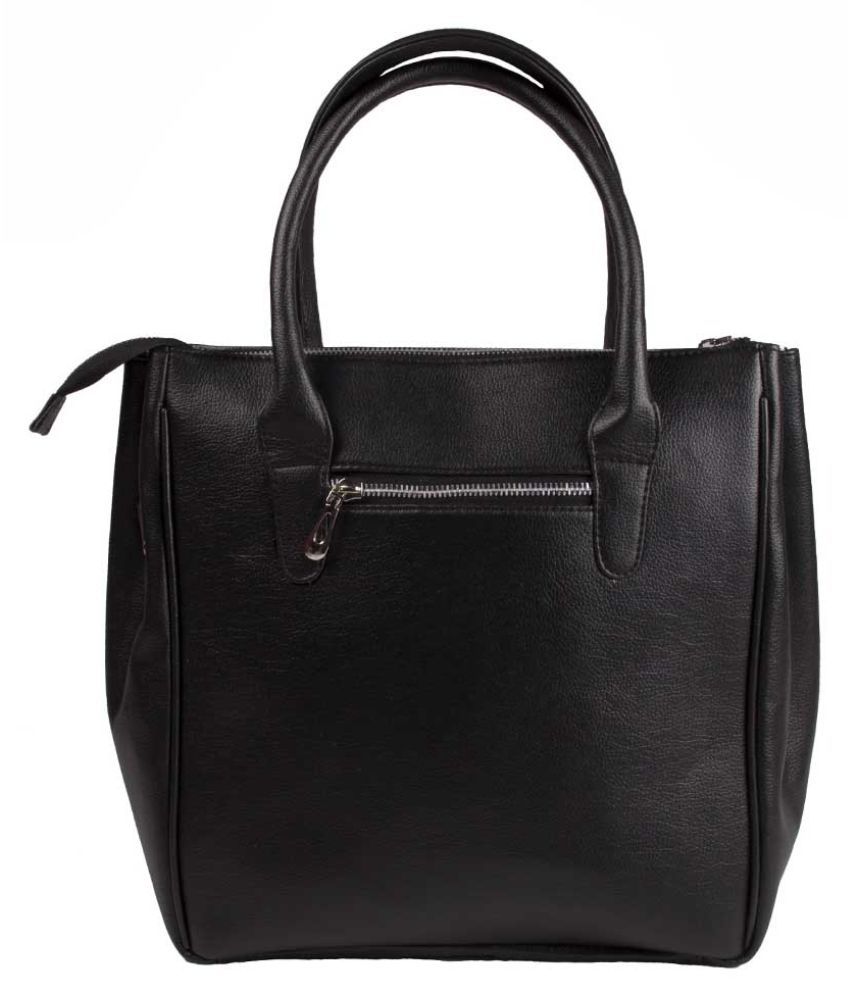 Sarah Black Pu Shoulder Bag - Buy Sarah Black Pu Shoulder Bag Online at ...