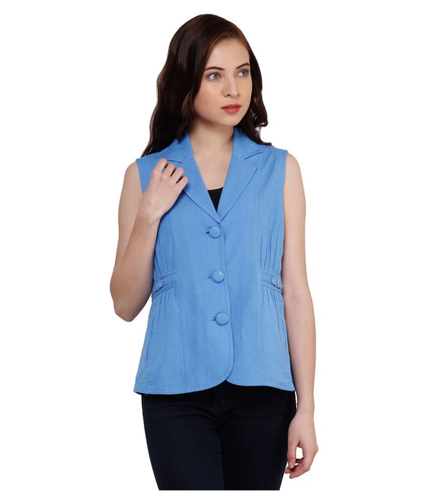 Buy Oxolloxo Blue Linen Blazers Online at Best Prices in India - Snapdeal