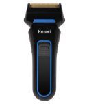 Kemei KM-2016 Foil Shaver Black and Blue