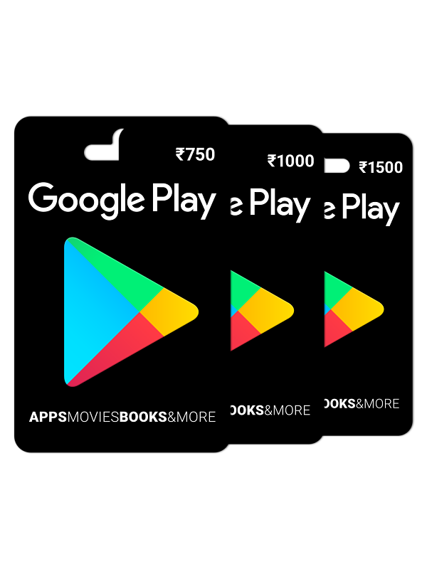 Buy Google Play Gift Card Rs. 1000 Online on Snapdeal