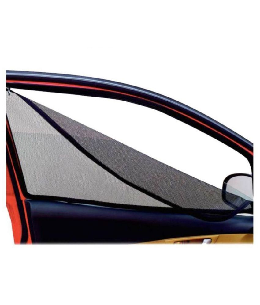 black car sunshade
