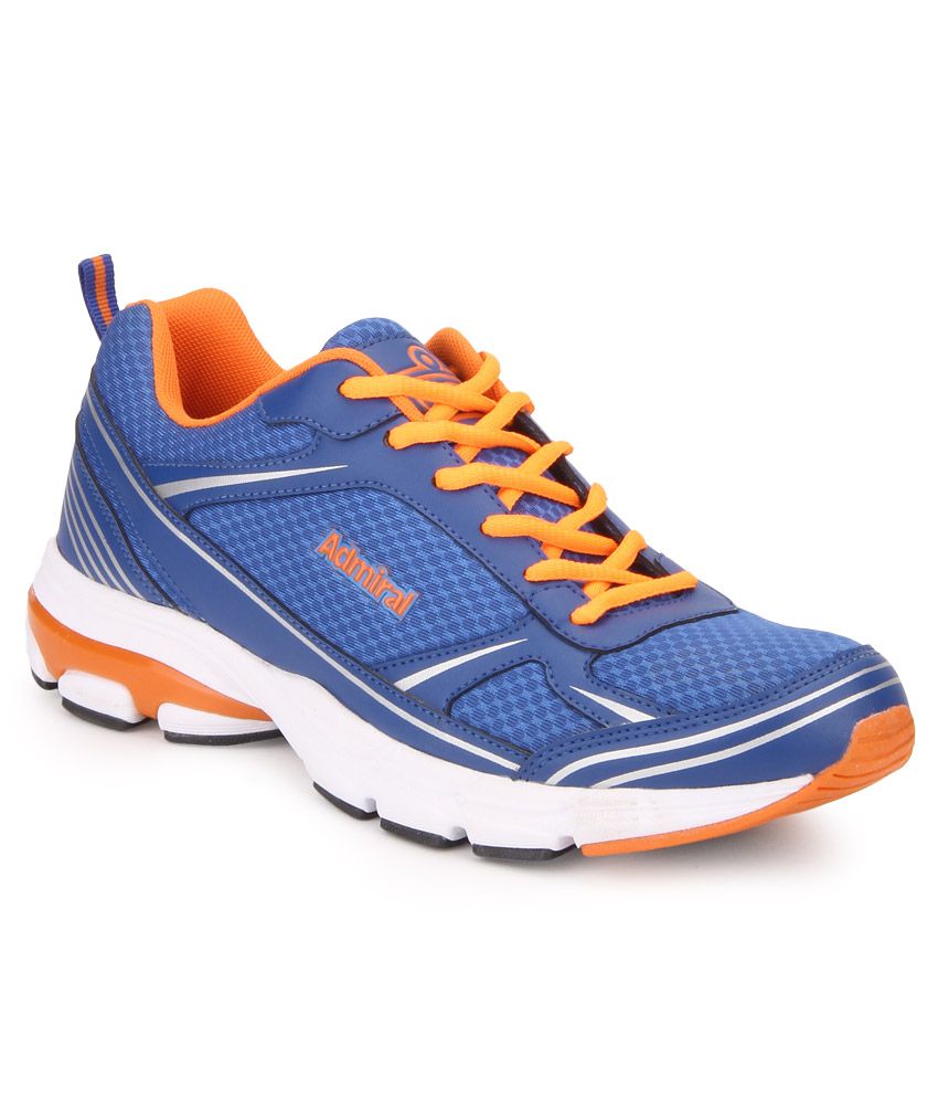 Admiral Atlanta R.Blue Orange Running Sports Shoes - Buy Admiral ...