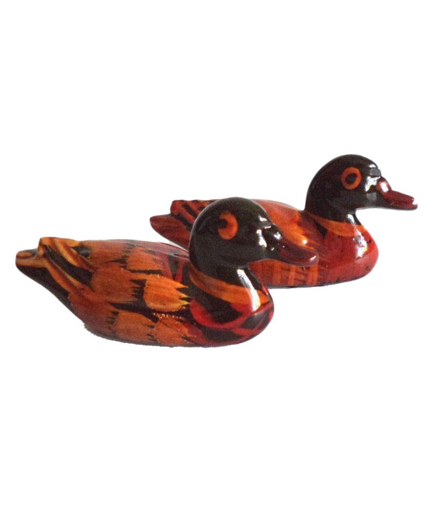     			Tej Gifts Brown Feng Shui Mandarine Ducks Pair Set