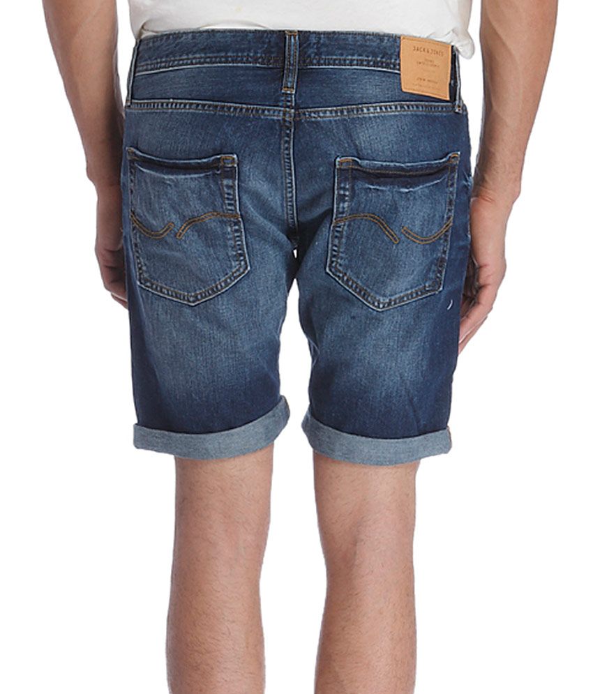 Jack & Jones Blue Denim Shorts - Buy Jack & Jones Blue Denim Shorts ...