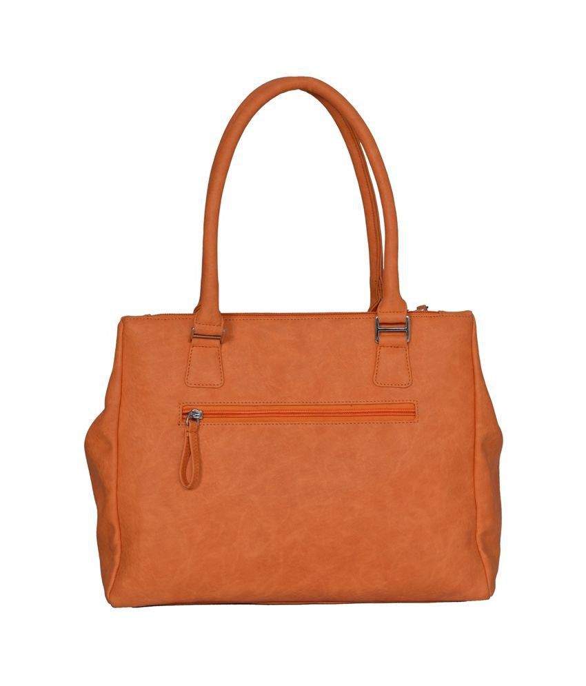 Baggo Orange P.U. Shoulder Bag - Buy Baggo Orange P.U. Shoulder Bag ...