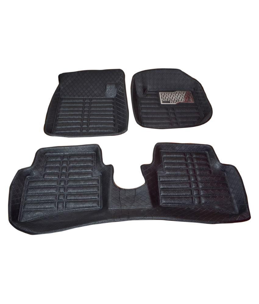 Me 5d Car Foot Mat Black Hyundai Creta Set Of 3 Buy Me 5d Car