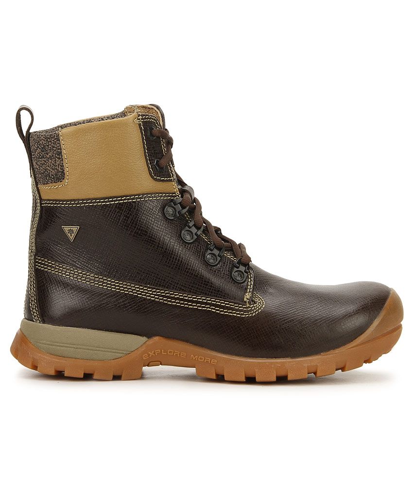 brown woodland boots
