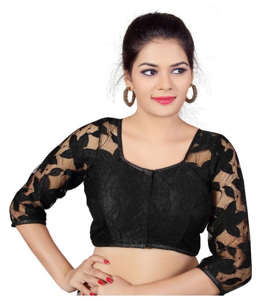 black stylish blouse