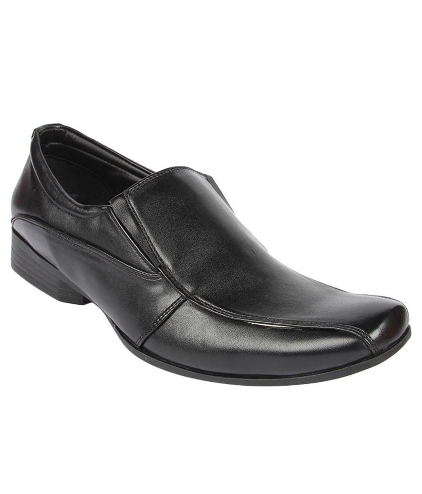 Fortune By Liberty Black Formal Shoes available at SnapDeal for Rs.1599