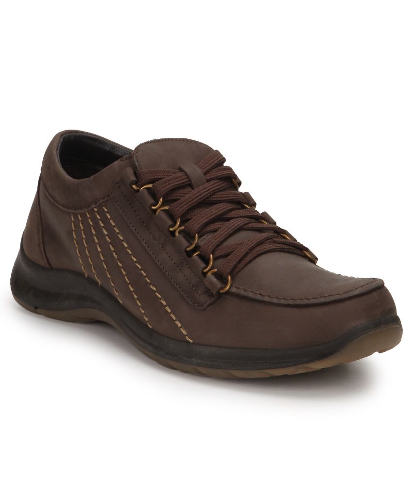 Woodland Brown Outdoor Casual Shoes - Buy Woodland Brown Outdoor Casual ...