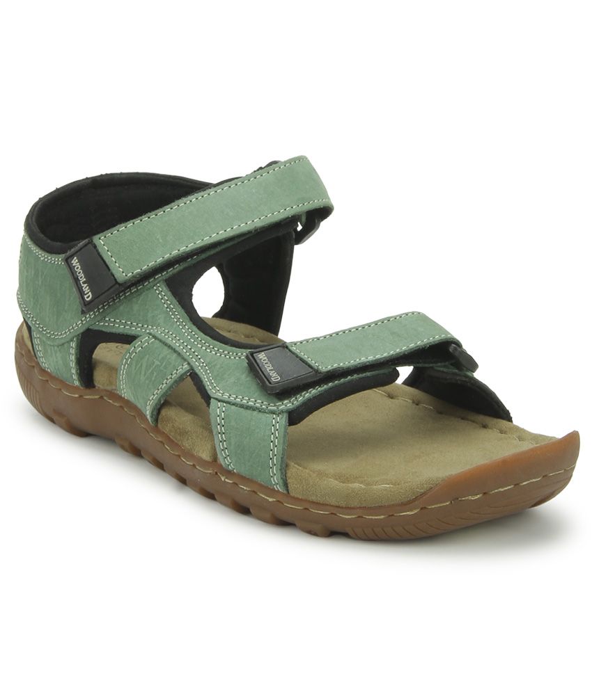 green sandals