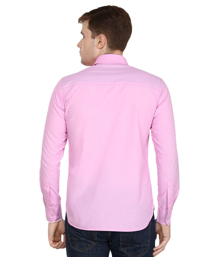 Cotton County Premium Pink Casuals Slim Fit Shirt Buy Cotton County Premium Pink Casuals Slim