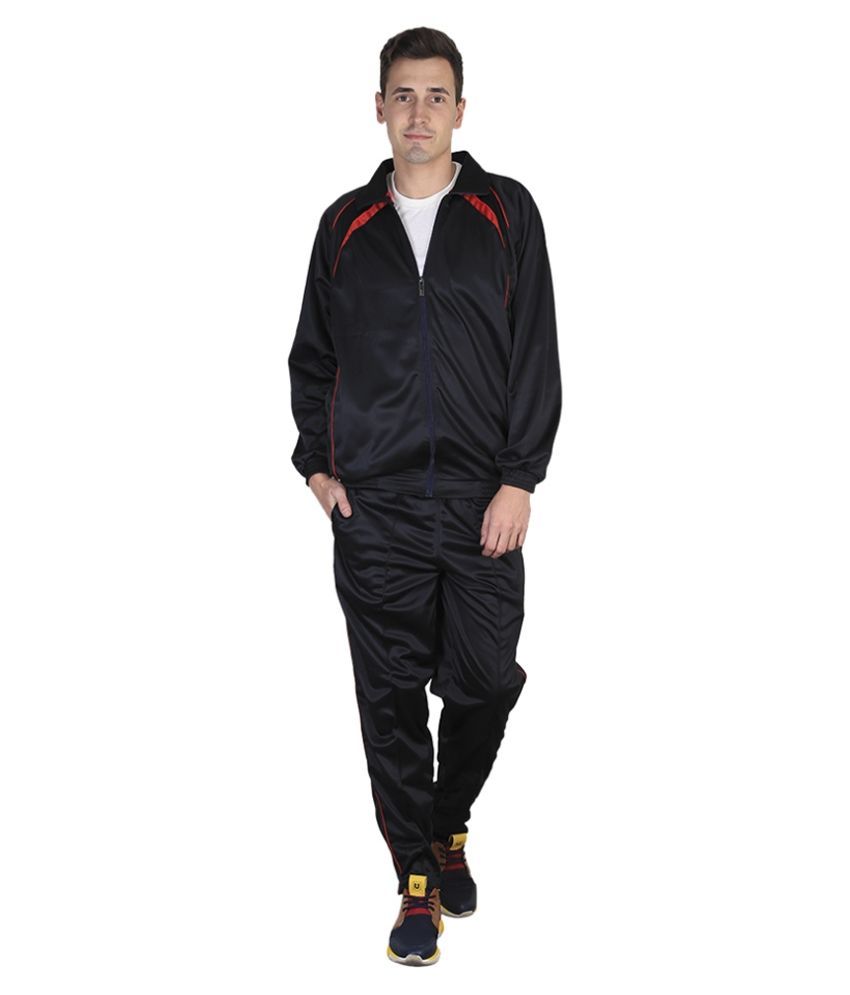 mens nylon tracksuit set