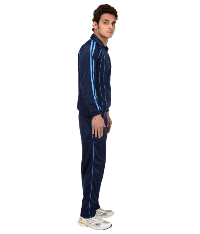 navy cotton tracksuit bottoms