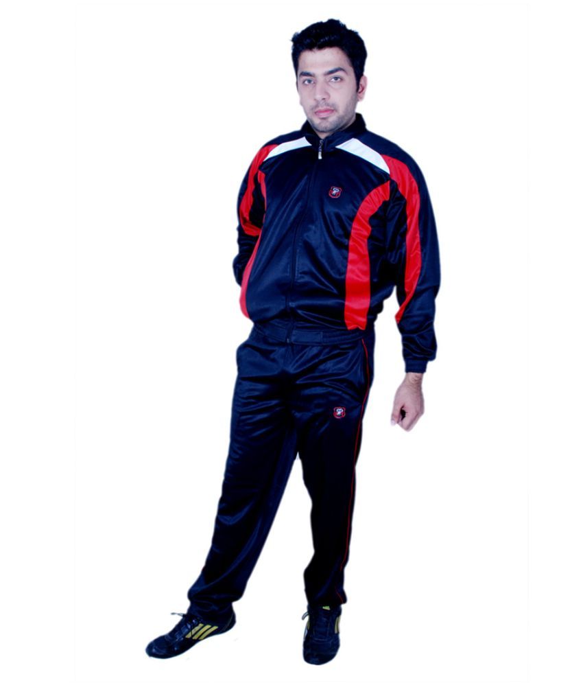 mens nylon tracksuit set