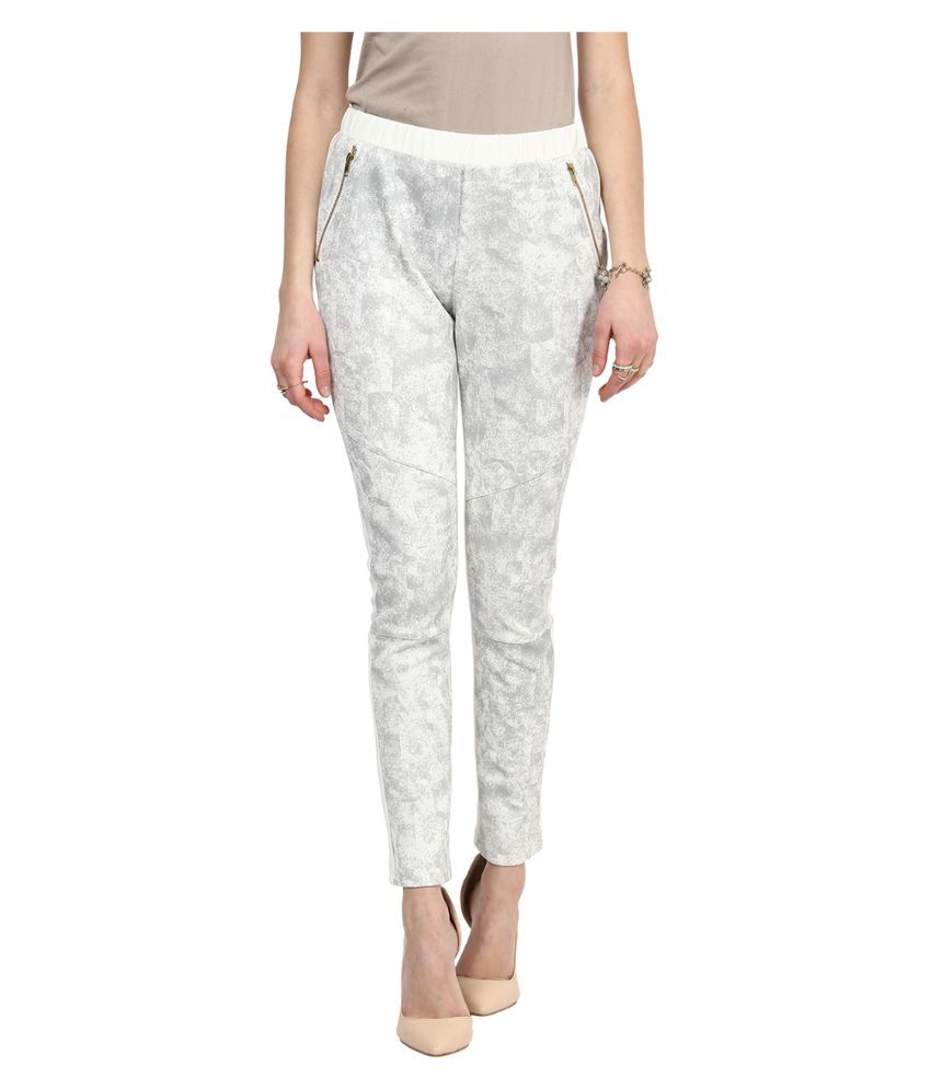 m&s white jeggings