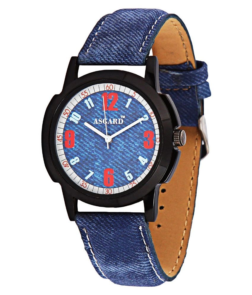 Asgard Blue Analog Watch - Buy Asgard Blue Analog Watch Online at Best