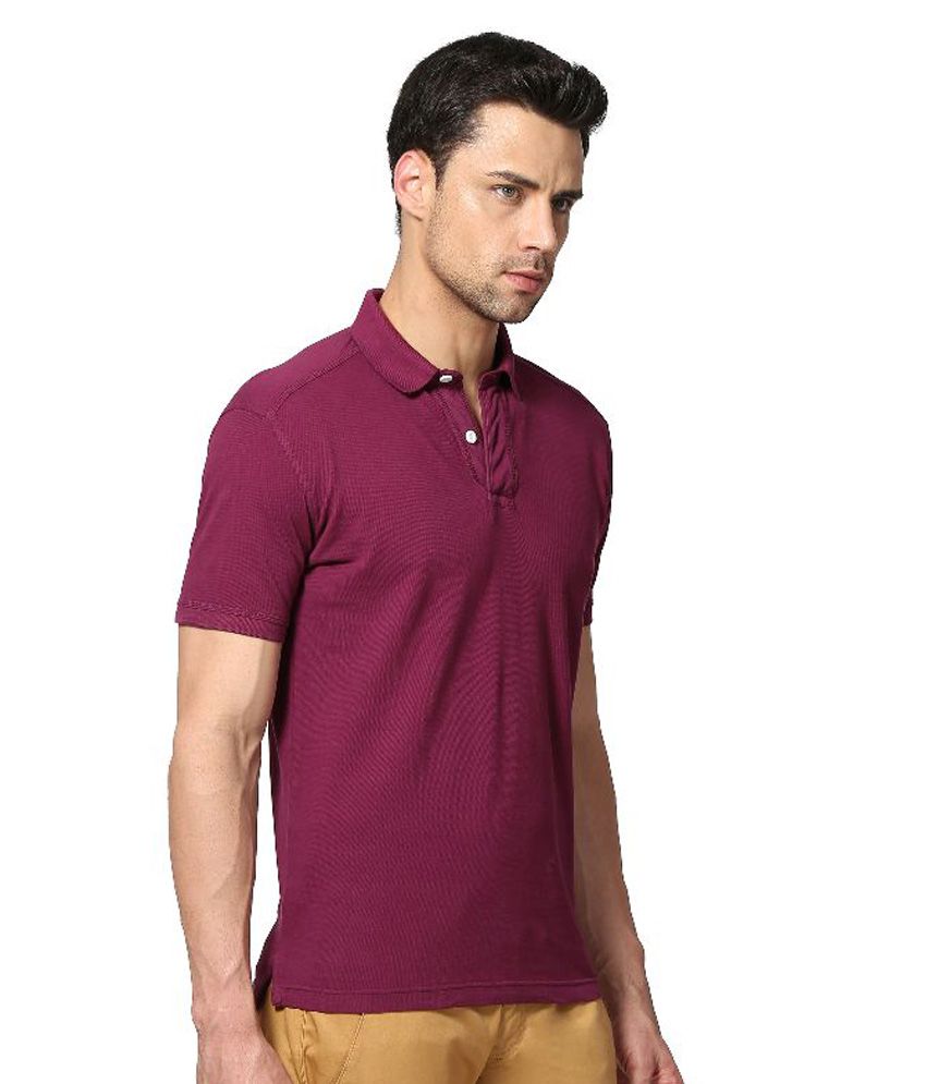 Goat Purple Polo T Shirts - Buy Goat Purple Polo T Shirts Online at Low ...