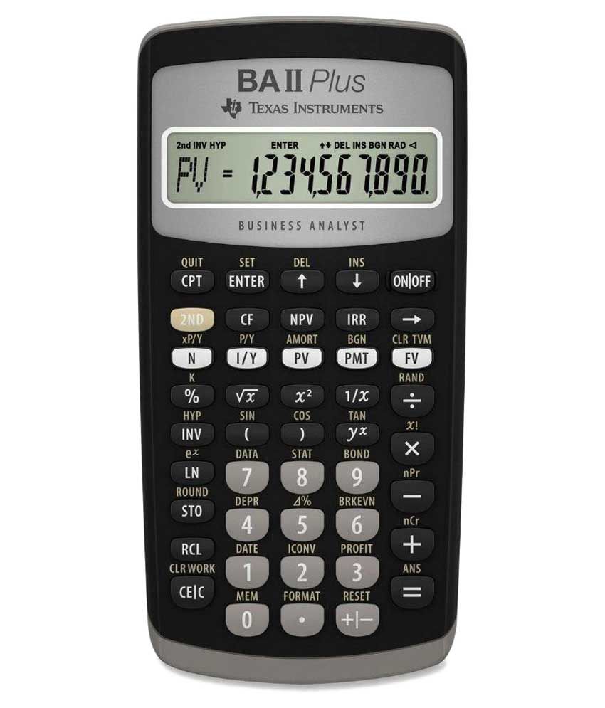     			Texas Instruments BA II Plus Financial Calculator (Black)