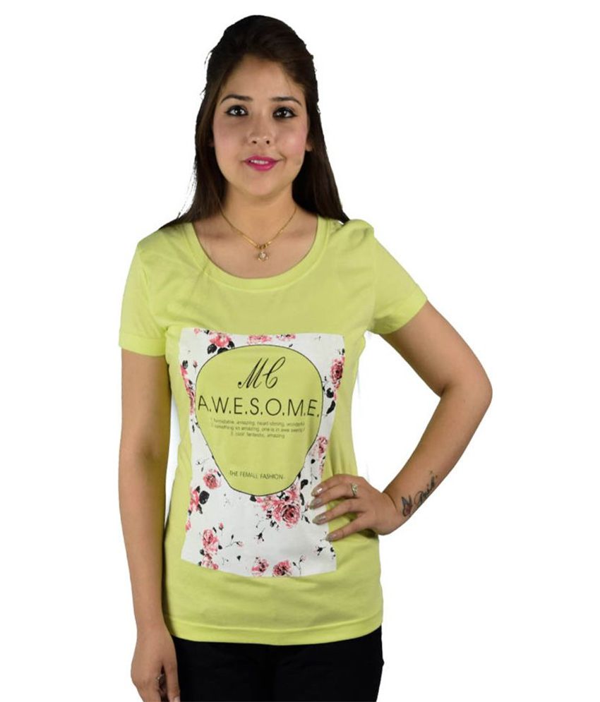     			Kaily Green Cotton Tops