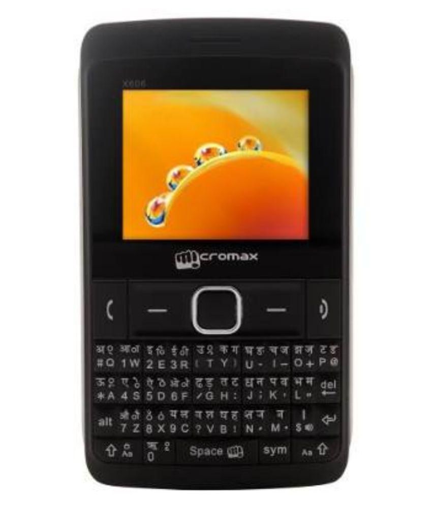 Micromax X606 ( Below 256 MB Black )