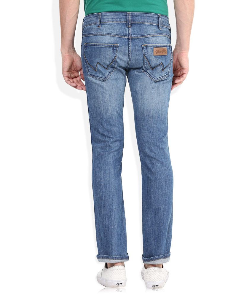 Wrangler Blue Skanders Slim Fit Jeans - Buy Wrangler Blue Skanders Slim ...