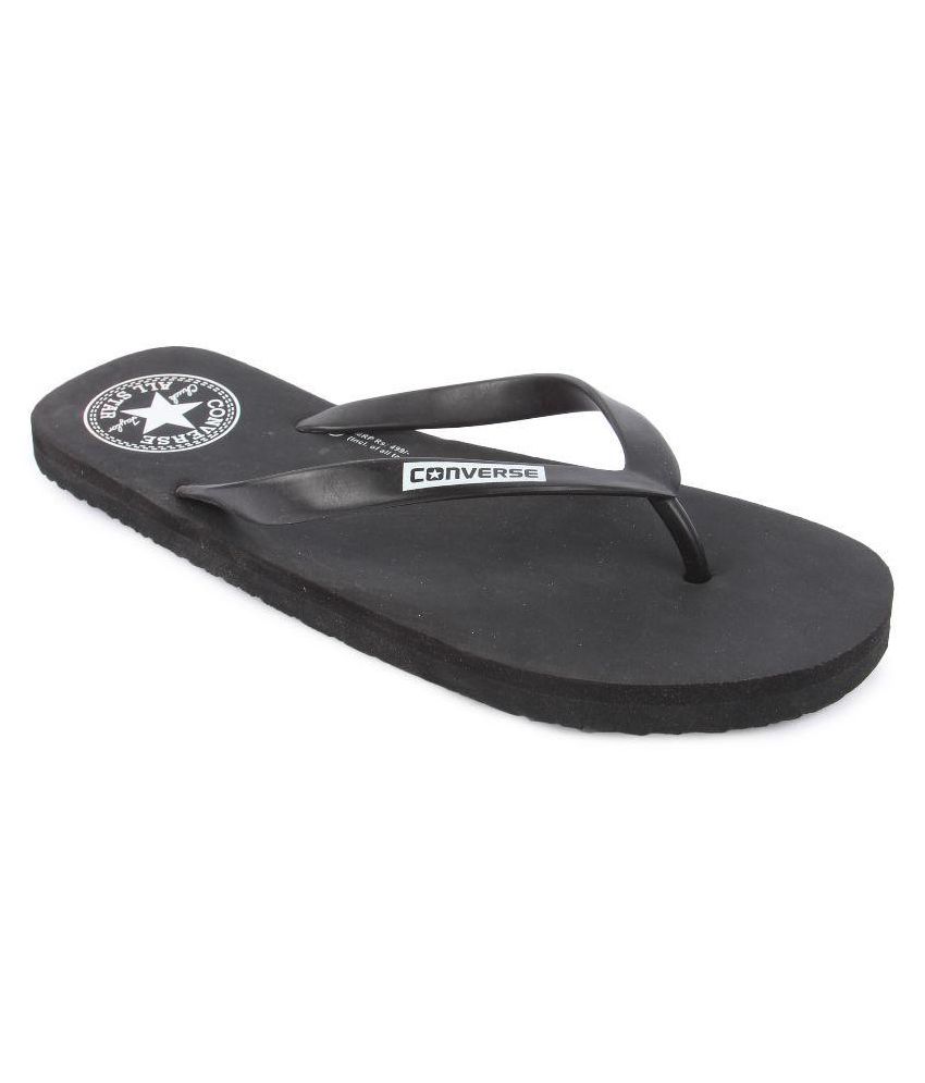 Converse Black Slippers Price in India 