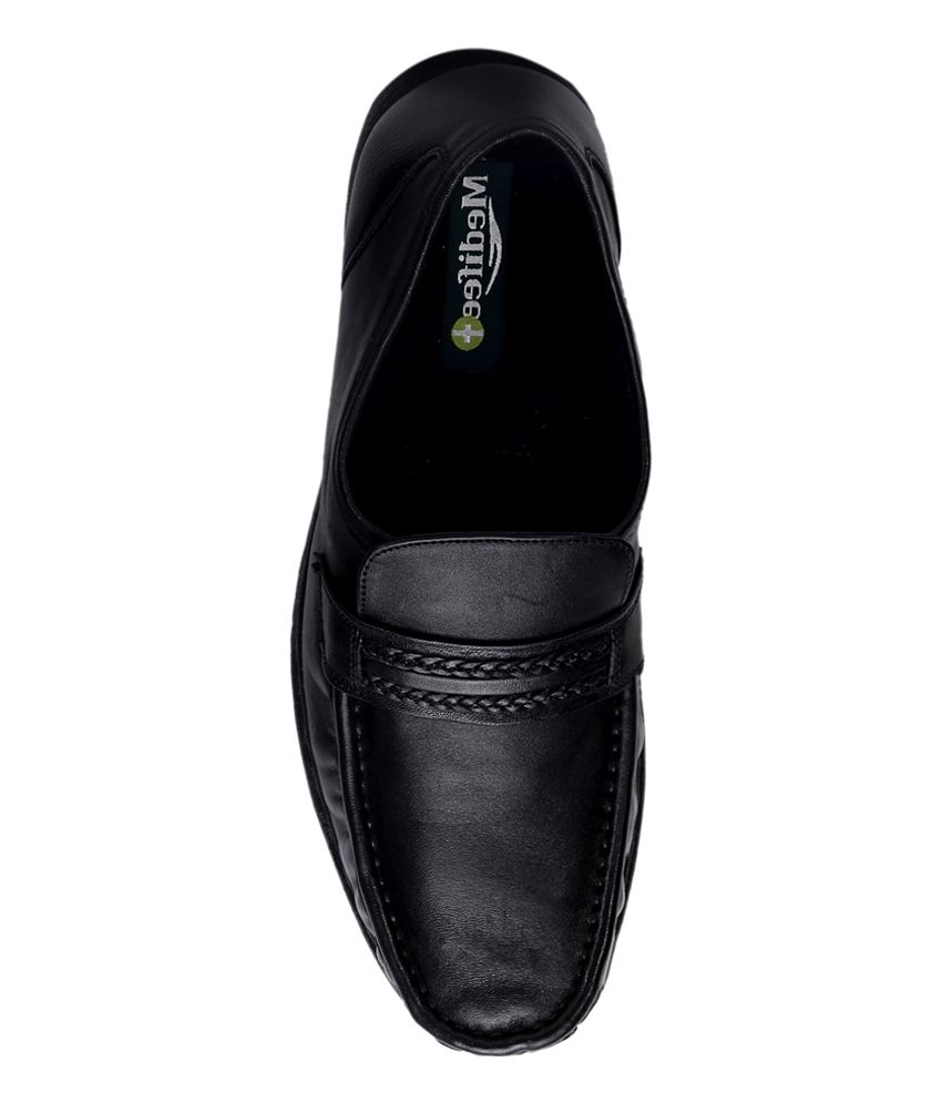 Buy Medifeet Black Formal Shoes 
