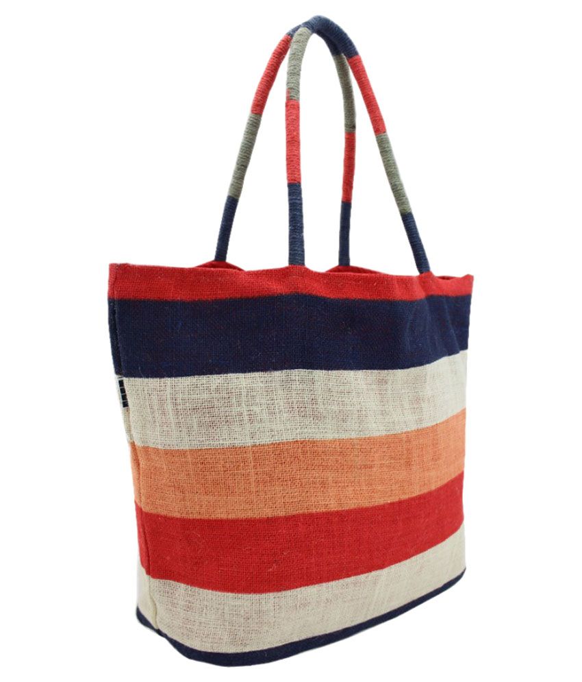 YOLO Multi Color Jute Tote Bag - Buy YOLO Multi Color Jute Tote Bag ...