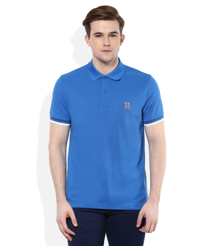 giordano blue shirt