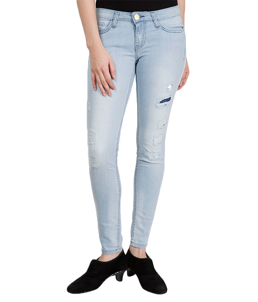 Buy Tokyo Talkies Blue Skinny Fit Jeans Online at Best Prices in India - Snapdeal
