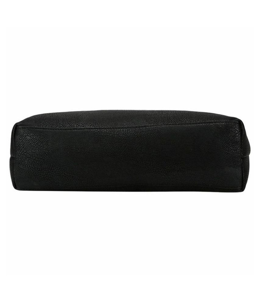 Kacey Black Faux Leather Shoulder Bag - Buy Kacey Black Faux Leather ...