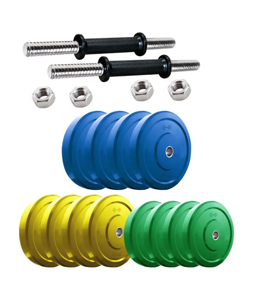 fitzon premium dm cp 30 kg combo of 16 coloured dumbbells kit buy at best price on snapdeal fitzon premium dm cp 30 kg combo of 16 coloured dumbbells kit buy at best price on snapdeal