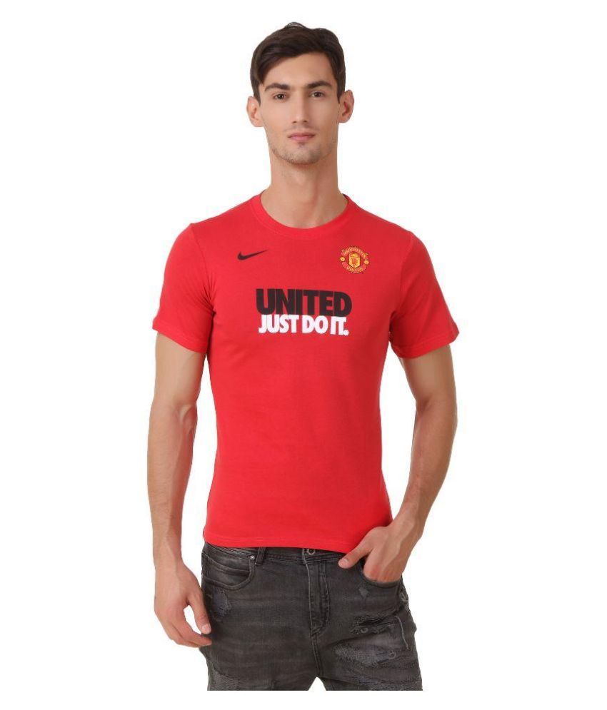 red nike t shirt