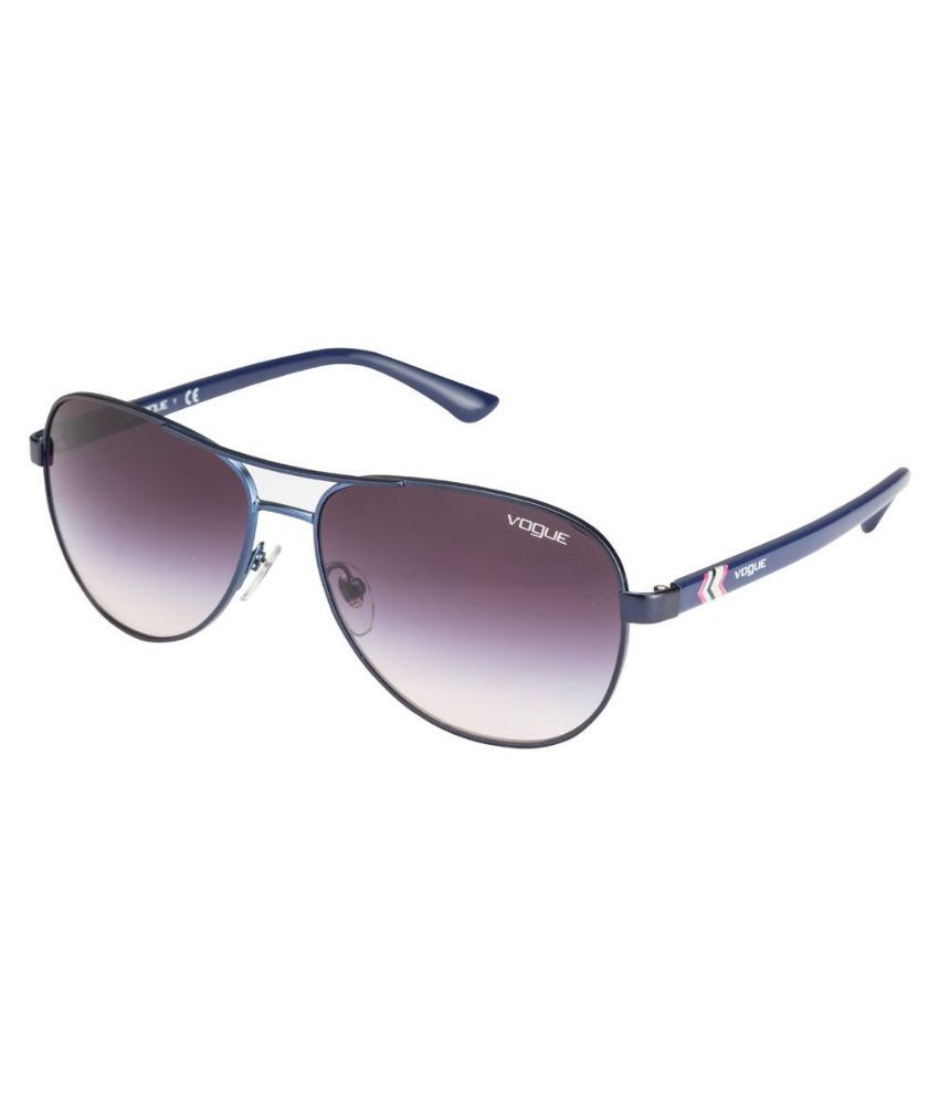 Vogue Purple Aviator Sunglasses Vo3950 Sd 935 S 36